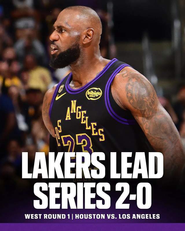 残阵湖人强势掀翻火箭 系列赛2-0领先引热议